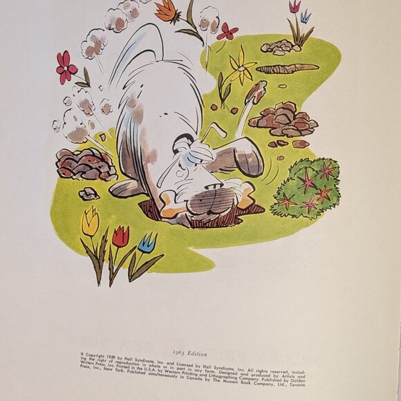 1963 Hardcover Dennis the Menace and Ruff Big Golden Book by Carl Memling - Picture 5 of 7